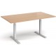 Elev8 Touch Adjustable Rectangular Boardroom Table - 2000mm